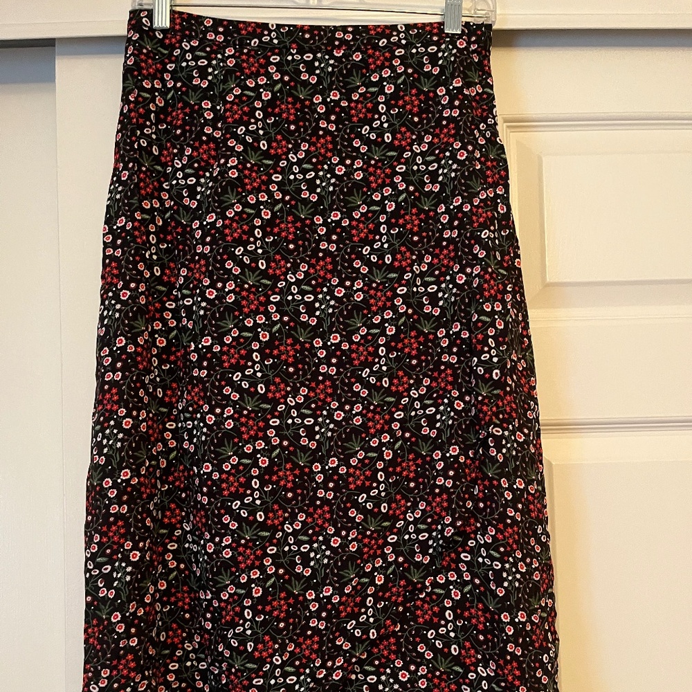 Floral Wrap Skirt NWT